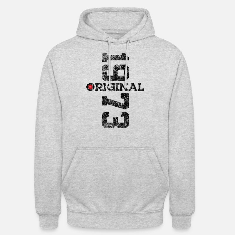 53E ANNIVERSAIRE ORIGINAL 1973 - Sweat-shirt à capuche unisexe - gris clair chiné