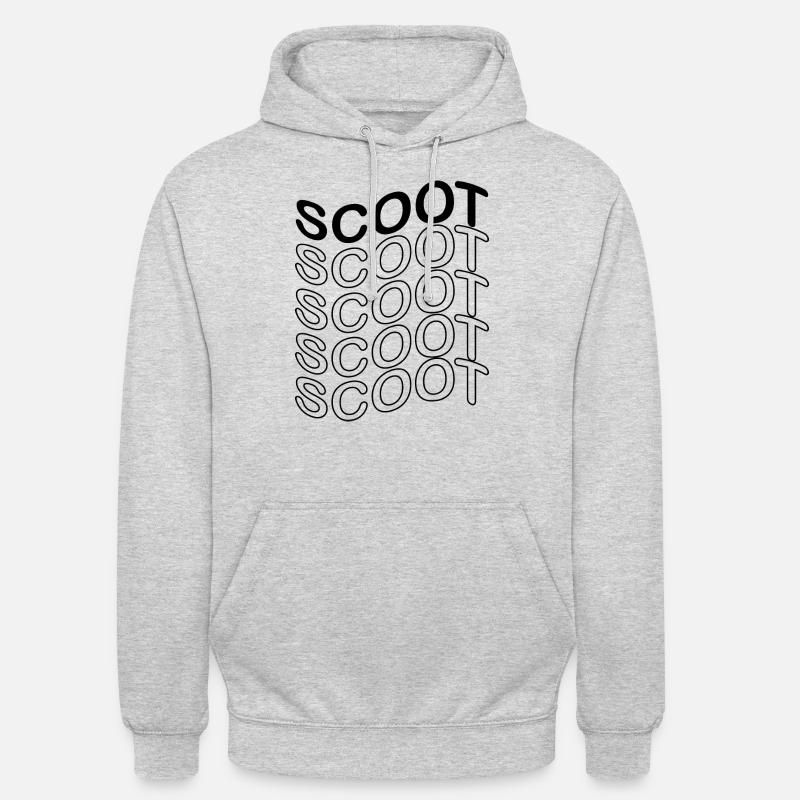 E-Scooter E-Roller Scooter - Sweat-shirt à capuche unisexe - gris clair chiné