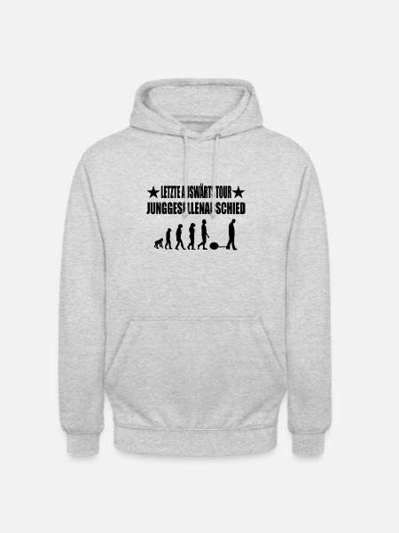Junggesellenabschied - Unisex Hoodie - Hellgrau meliert