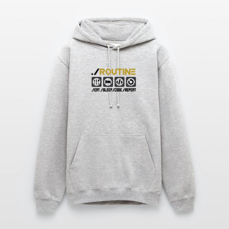 Routine Eat Sleep Code Repeat Software Developer C Unisex Hoodie