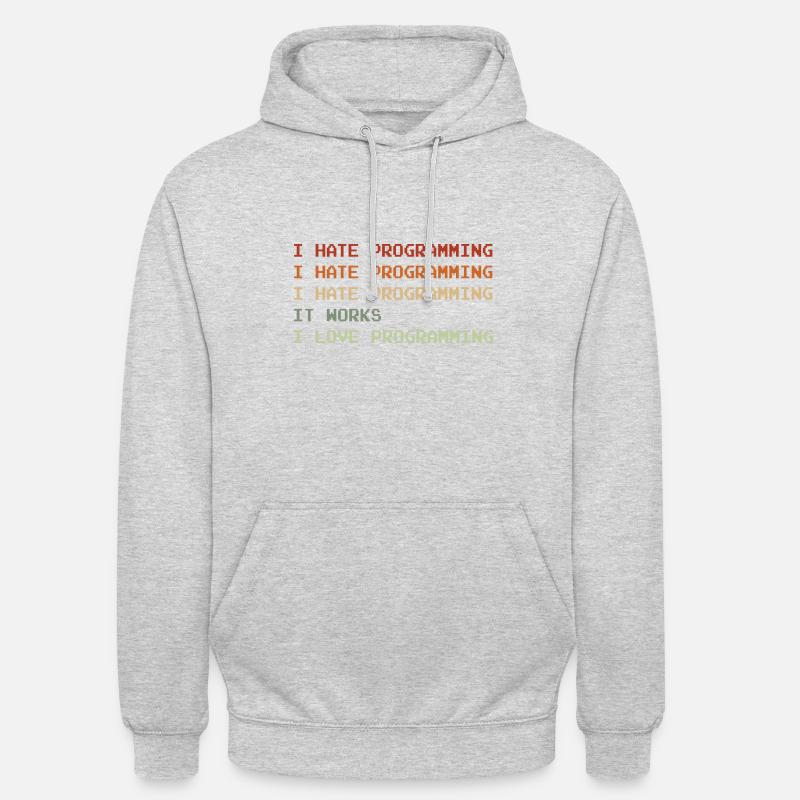 Things I Hate Programming Coder Coding Developer S Unisex Hoodie