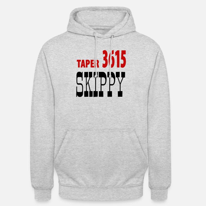 3615 skippy - Sweat-shirt à capuche unisexe - gris clair chiné