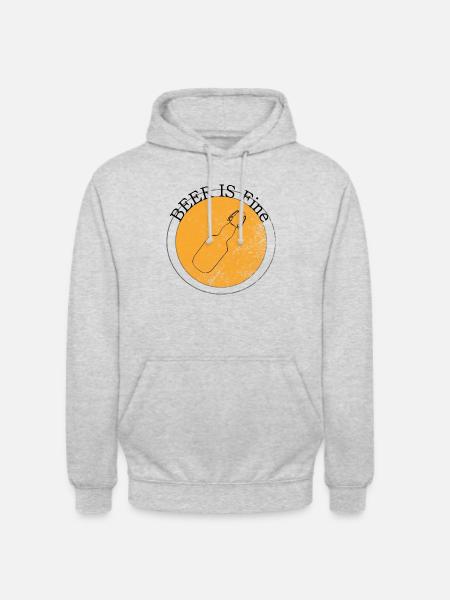 Beer is fine Tshirt design - Unisex Hoodie - light heather grey