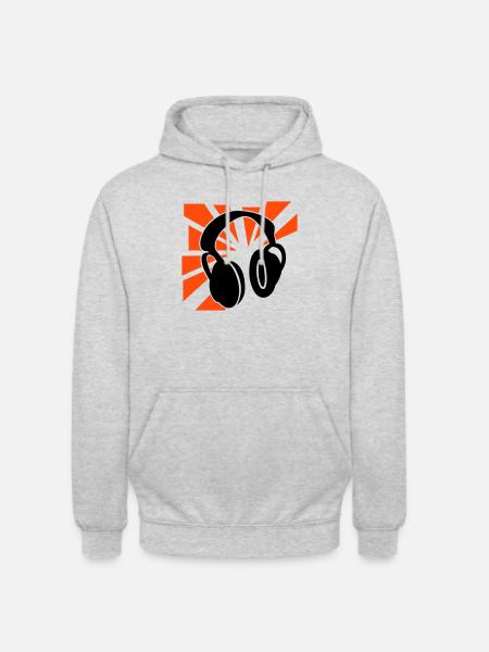 Son Explosé - Sweat-shirt à capuche unisexe - gris clair chiné