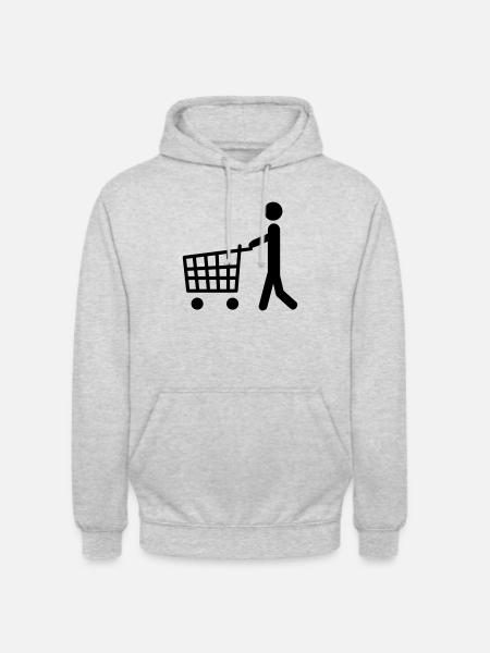 Shopping - Unisex Hoodie - light heather grey