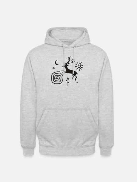 Cavern Signs - Unisex Hoodie - Hellgrau meliert