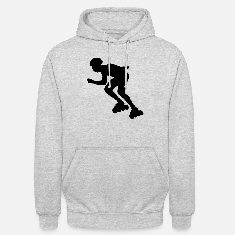 Inline skating - inline skates - Unisex Hoodie - light heather grey