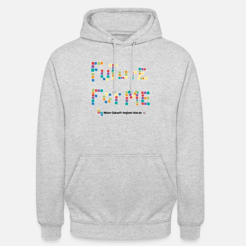 FutureforMe - Unisex Hoodie - Hellgrau meliert