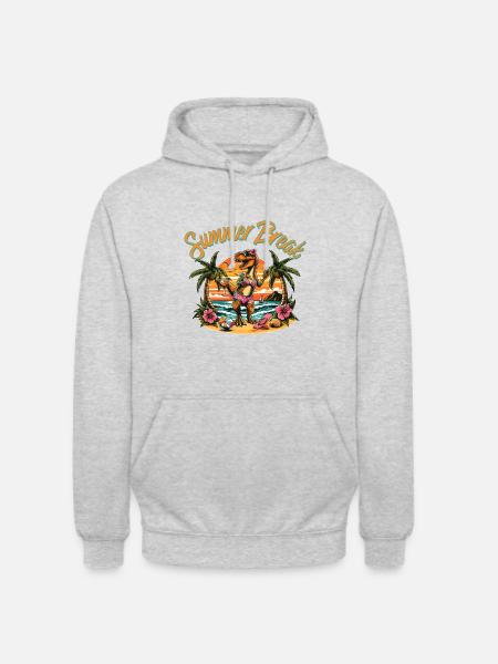 Summer Break Wommen - Unisex Hoodie - light heather grey