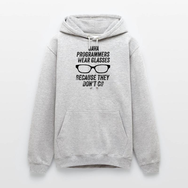 Lustige Java-Programmierer Unisex Hoodie