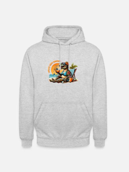Spritz geht immer! - Unisex Hoodie - Hellgrau meliert