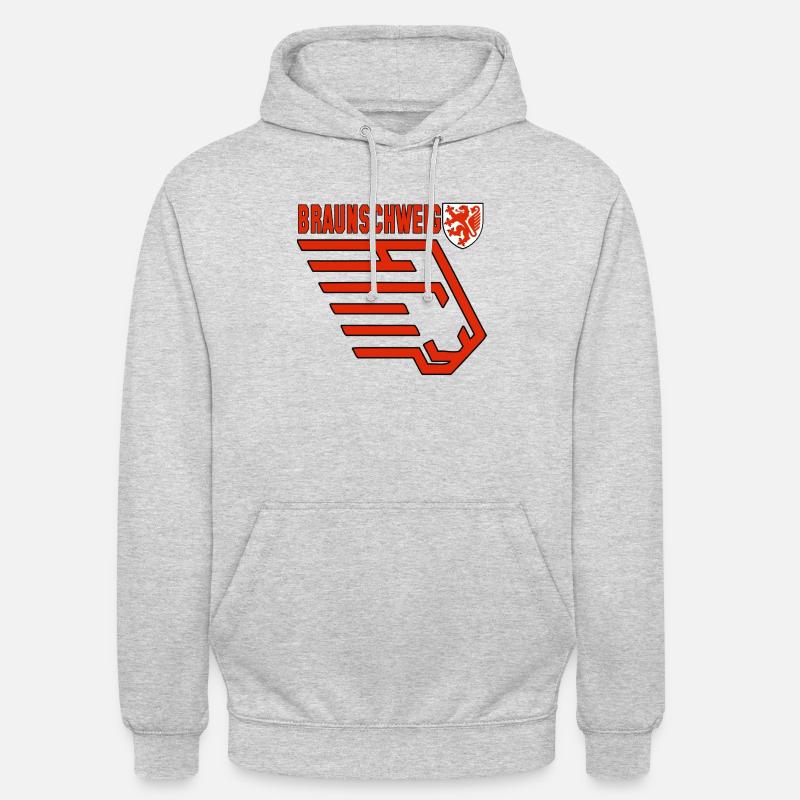 Braunschweig - Unisex Hoodie - Hellgrau meliert