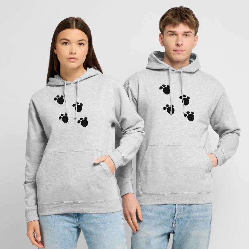 Bear paw pattern Unisex Hoodie