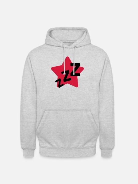 Ronfler / Ronfleur / Ronfleuse / Ronflement - Sweat-shirt à capuche unisexe - gris clair chiné