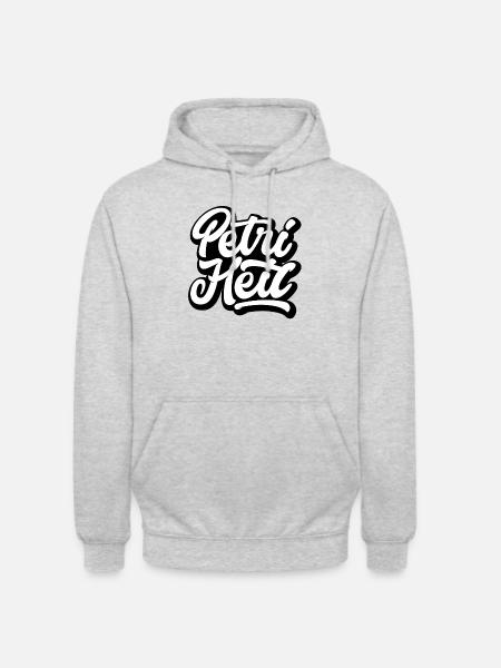 Petri Heil - Unisex Hoodie - Hellgrau meliert