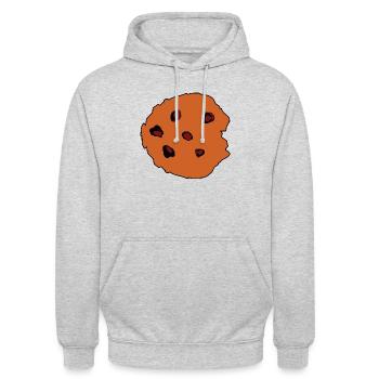 Keks Cookie T-Shirt - Unisex Hoodie - light heather grey - Front - Alina (178cm) & Michal (187cm)