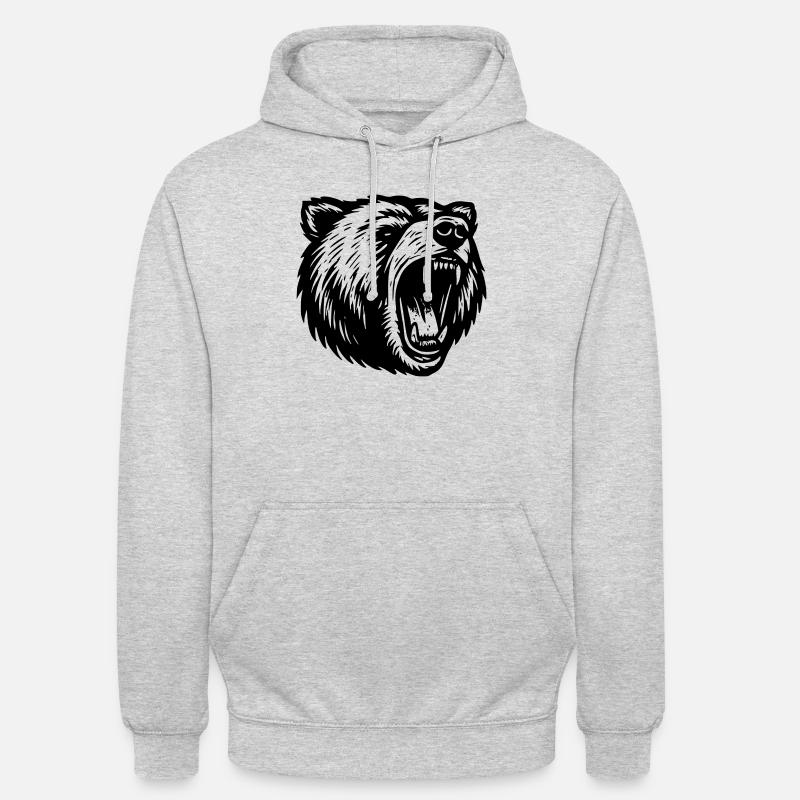 Ergraut - Unisex Hoodie - Hellgrau meliert