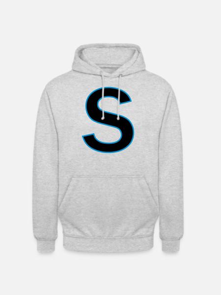 letter s vector - Unisex Hoodie - light heather grey