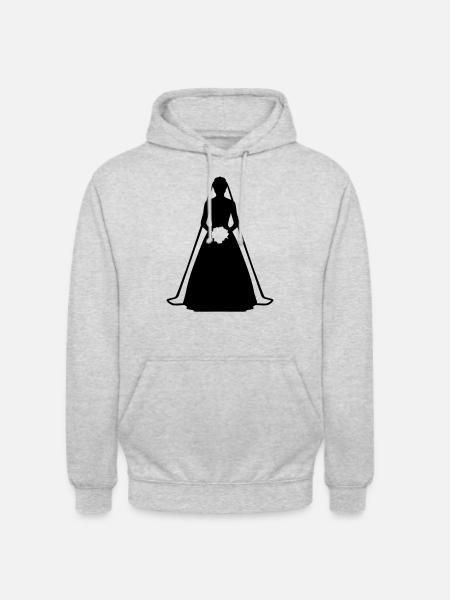 Bride - Unisex Hoodie - light heather grey