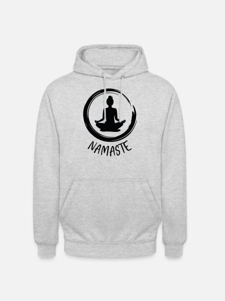 Yoga / Namaste - Unisex Hoodie - light heather grey