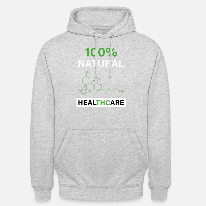 Formule THC - Sweat-shirt à capuche unisexe - gris clair chiné