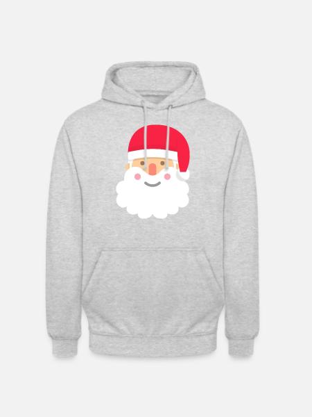 Der Weihnachtsmann - Unisex Hoodie - Hellgrau meliert