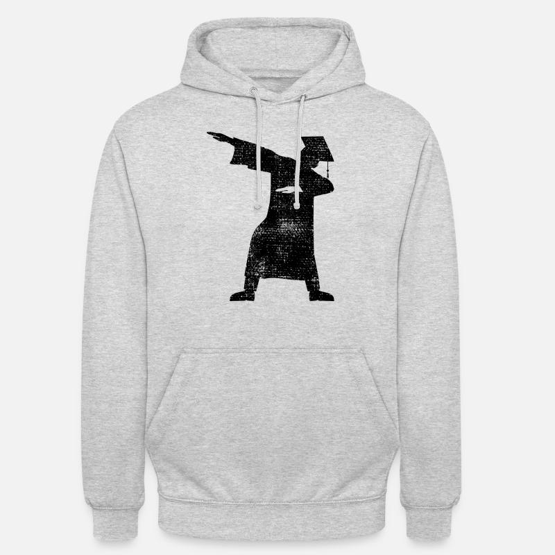Doktor Abschluss Master Bachelor - Unisex Hoodie - Hellgrau meliert