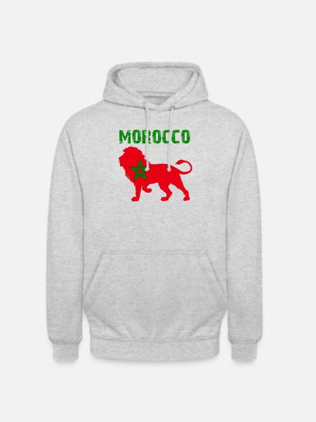 MAROKKO MOROCCO MAROC المغرب LEON - Unisex Hoodie - light heather grey