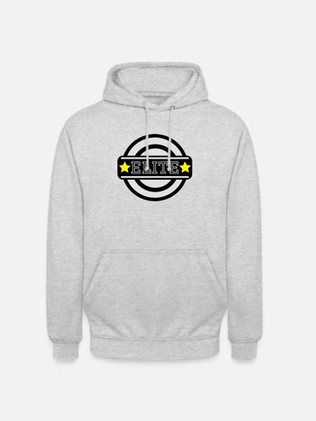 ELITE Fight crew - Unisex Hoodie - light heather grey
