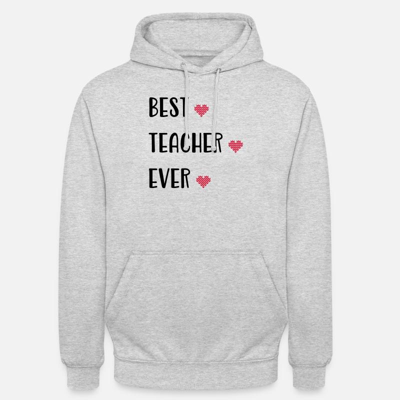 Enseignant - Sweat-shirt à capuche unisexe - gris clair chiné