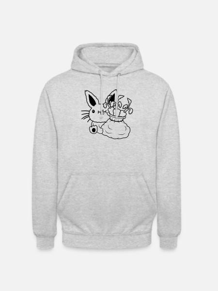 Carrots Vegetable Sack Easter - Unisex Hoodie - light heather grey