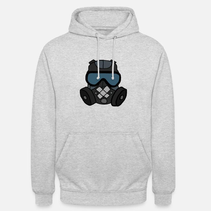 Rainbow Six Siege Mute Operator - Unisex Hoodie - light heather grey