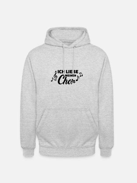 Chor - Unisex Hoodie - Hellgrau meliert