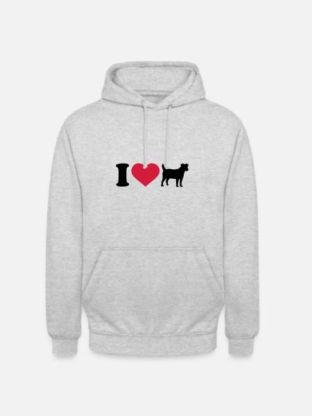 dog - Unisex Hoodie - light heather grey