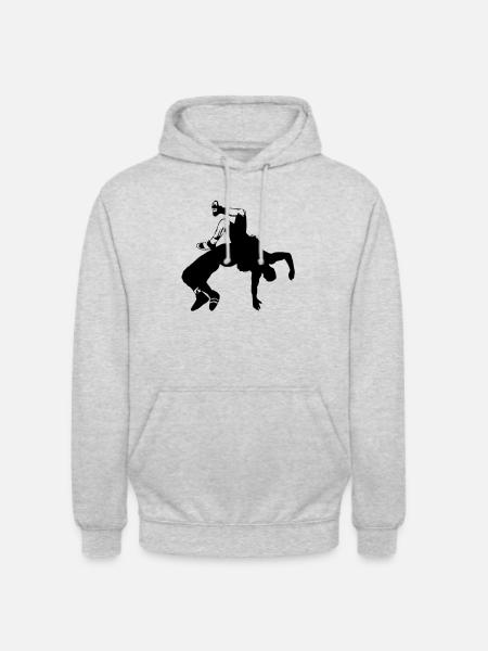 Ringer - Unisex Hoodie - Hellgrau meliert