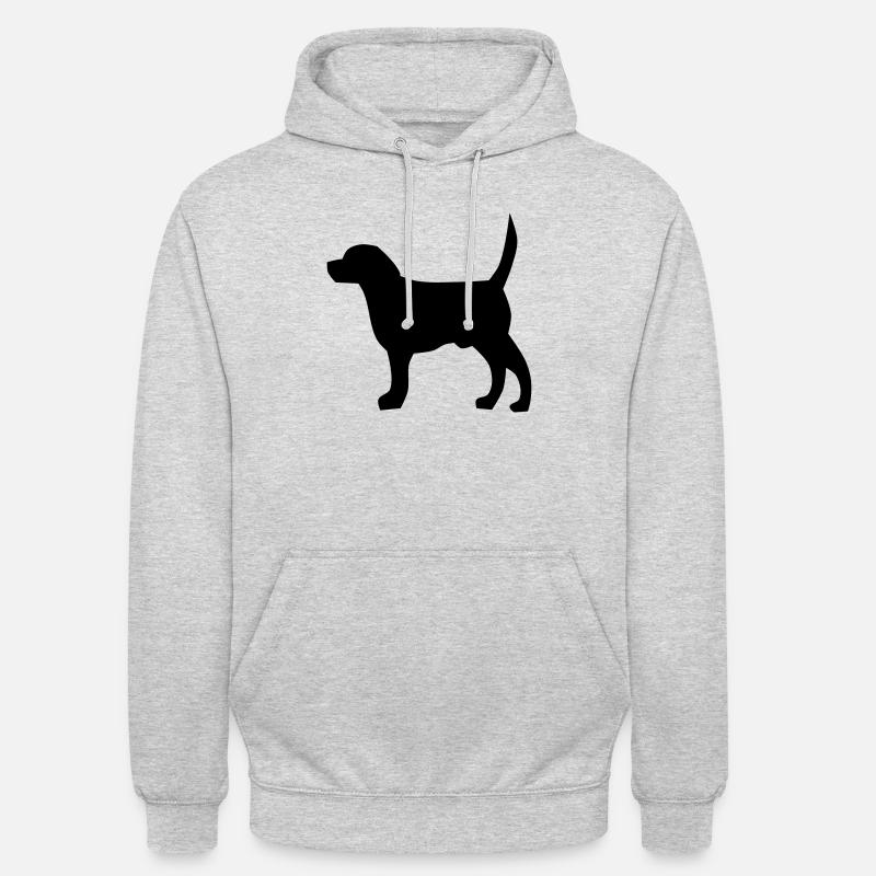 Cane - Sweat-shirt à capuche unisexe - gris clair chiné