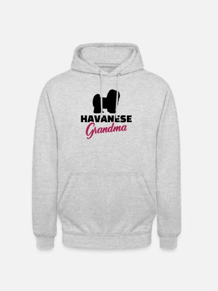 Havaneser - Unisex Hoodie - Hellgrau meliert