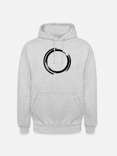 Circle - Unisex Hoodie - light heather grey