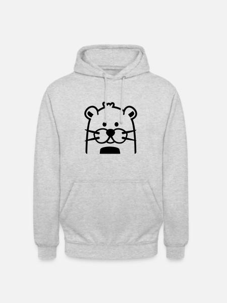 Otter - Unisex Hoodie - Hellgrau meliert