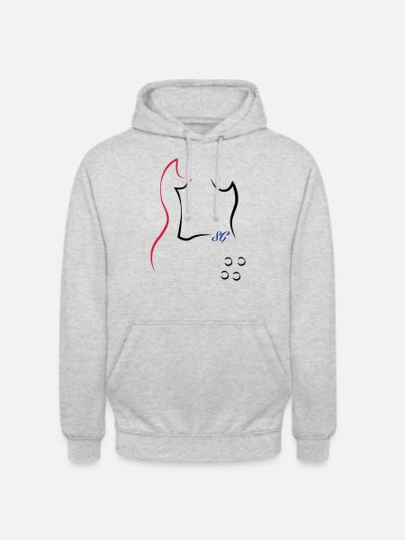 Gibson SG - Unisex Hoodie - light heather grey