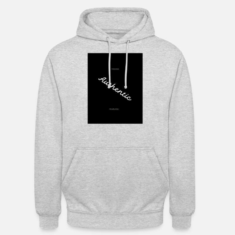 Authentic Gothic and Basic - Unisex Hoodie - Hellgrau meliert