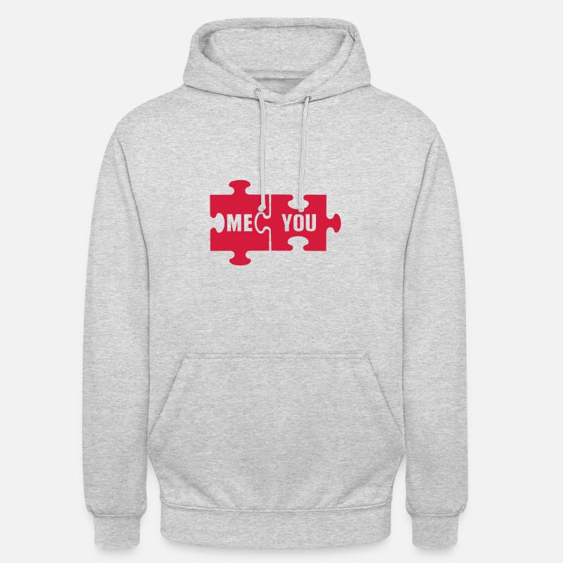 Puzzle - Unisex Hoodie - light heather grey