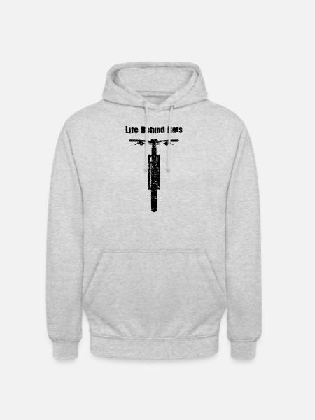 Life Behind Bars Cyclists Bikers Bikers MTB Gesch - Unisex Hoodie - light heather grey