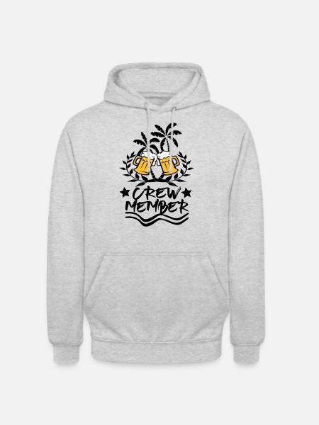 Crew Member / Party Design - Unisex Hoodie - light heather grey