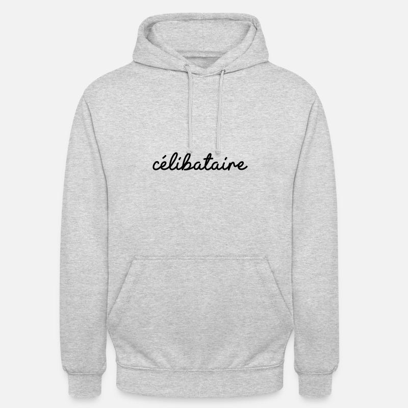 Single - Unisex Hoodie - Hellgrau meliert