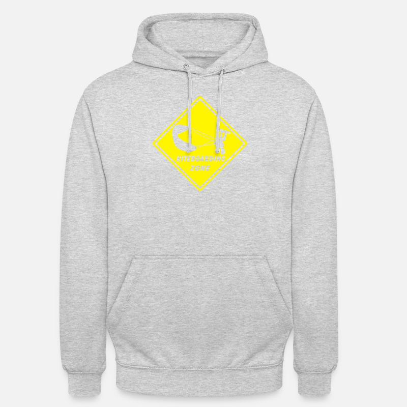 Zone de kitesurf - Sweat-shirt à capuche unisexe - gris clair chiné