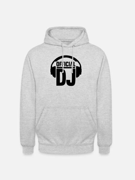 official_dj_f1 - Unisex Hoodie - Hellgrau meliert