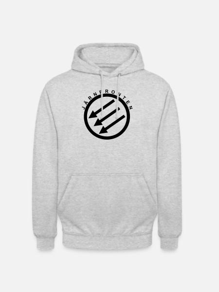Järnfronten / Eiserne Front / Iron Front - Unisex Hoodie - light heather grey