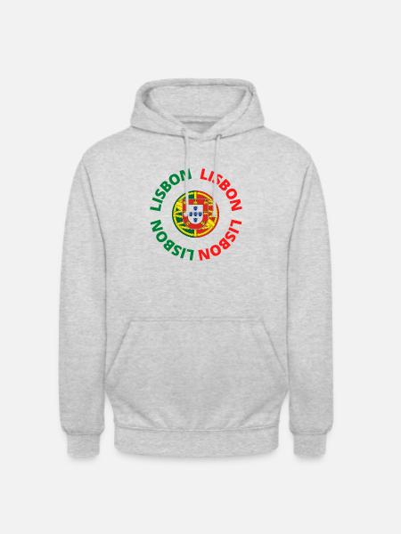 Lisbon - Portugal - Unisex Hoodie - light heather grey