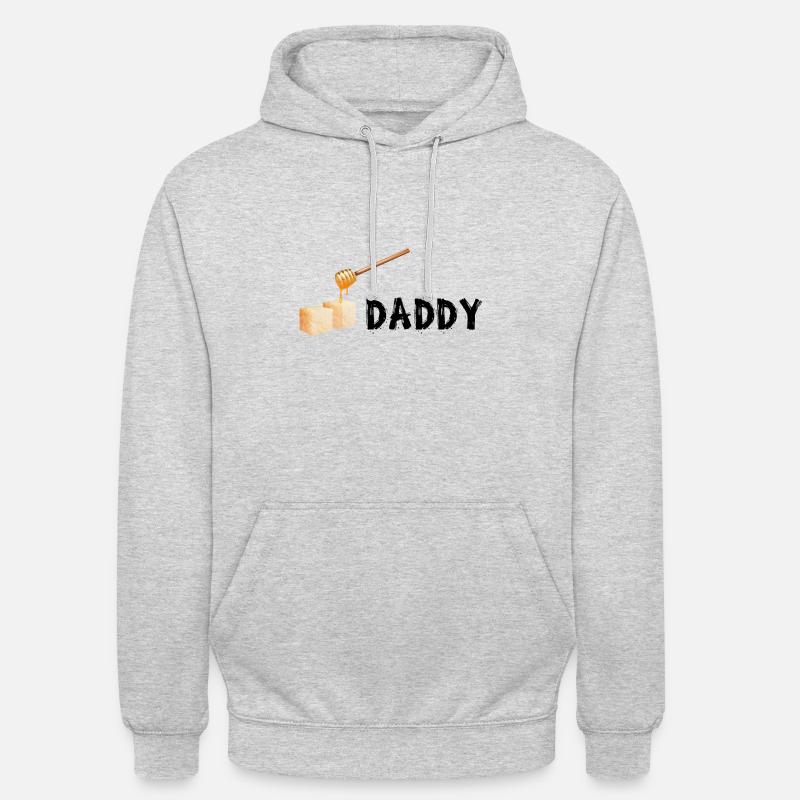 sugar daddy - Sweat-shirt à capuche unisexe - gris clair chiné